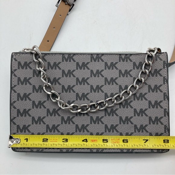 Michael Kors Monogram Print Faux Leather Belt Bag - Picture 6 of 8